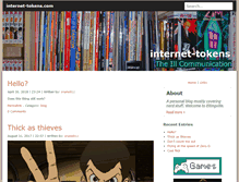 Tablet Screenshot of internet-tokens.com